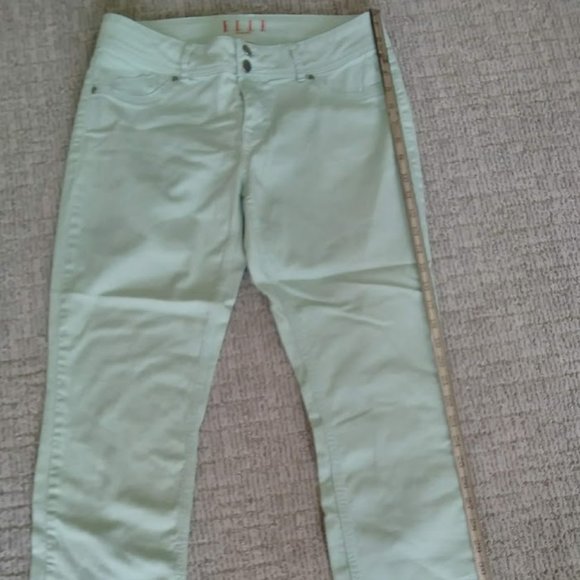 Elle Mint Green Blue Jeans Size 10- NWOT - Picture 2 of 6